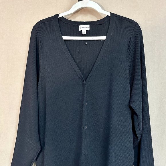 The Drop plus size‎ ribbed cardigan - Picture 1 of 3
